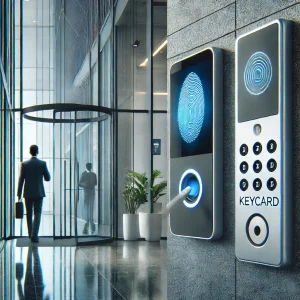 DALL·E-2025-04-13-20.09.11-A-modern-control-access-system-installed-in-a-corporate-building-entrance.-The-image-shows-a-sleek-biometric-fingerprint-scanner-and-a-keycard-reader-