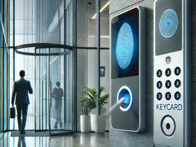 DALL·E-2025-04-13-20.09.11-A-modern-control-access-system-installed-in-a-corporate-building-entrance.-The-image-shows-a-sleek-biometric-fingerprint-scanner-and-a-keycard-reader-